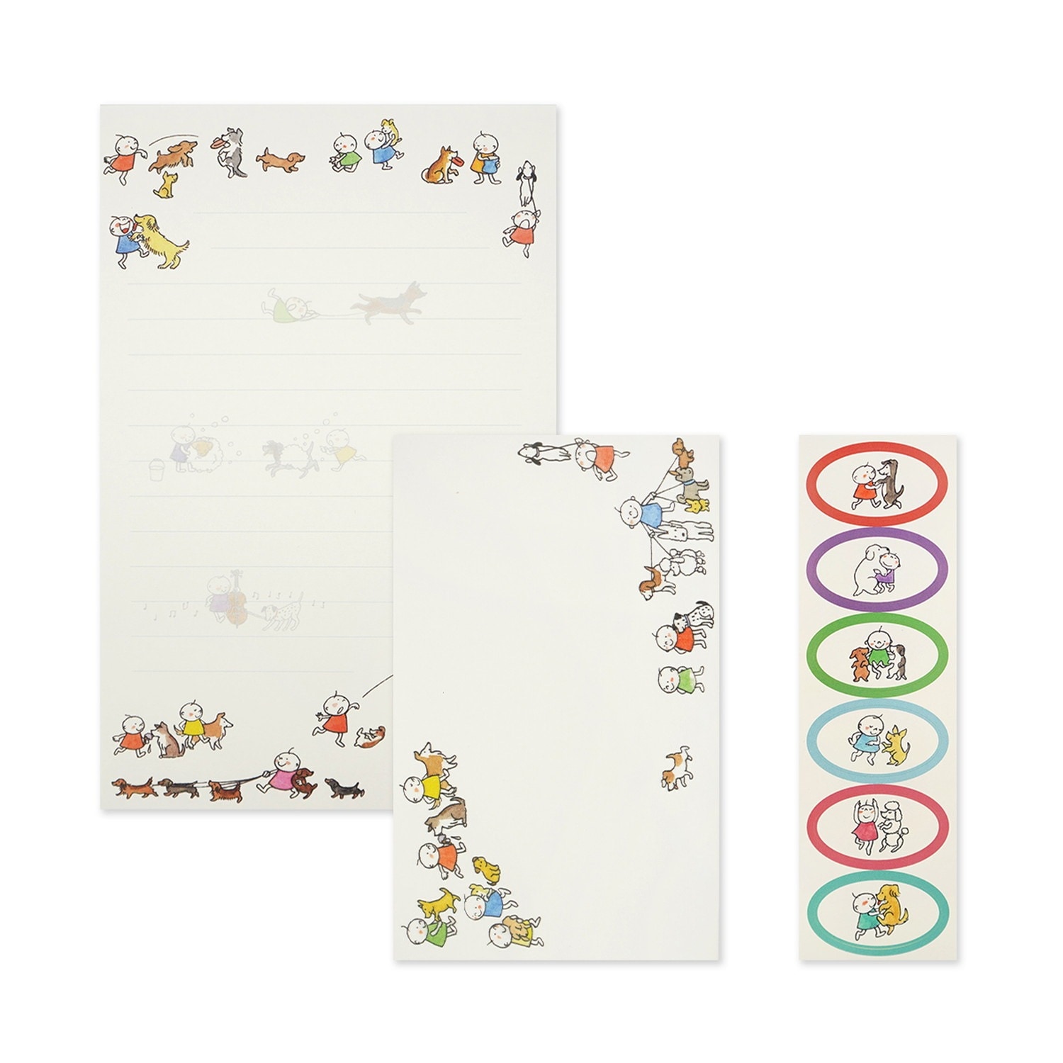 FSC認証製品・森林認証紙使用】レターセット シール付 Quu