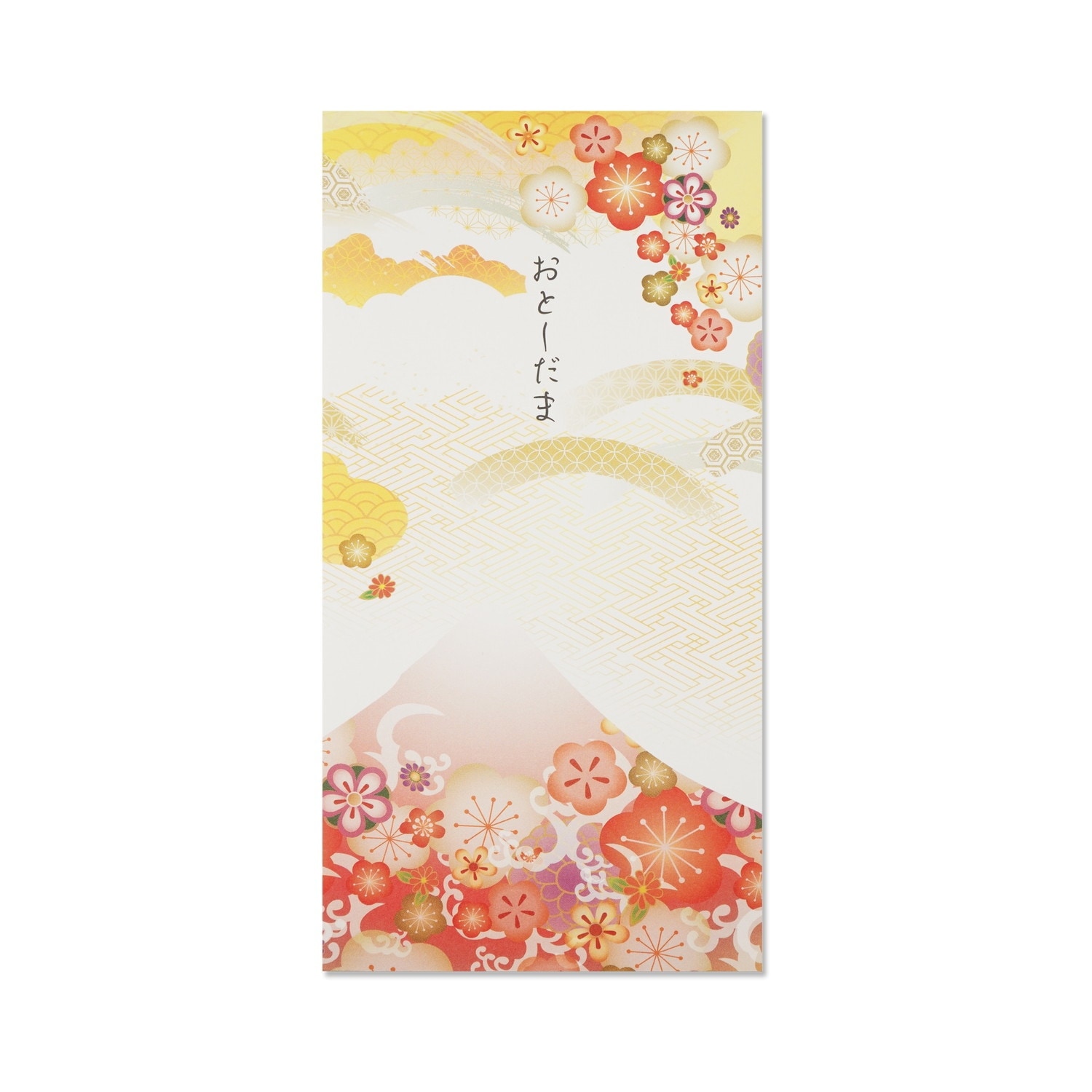 お年玉万円袋　紅梅富士｜pch-291