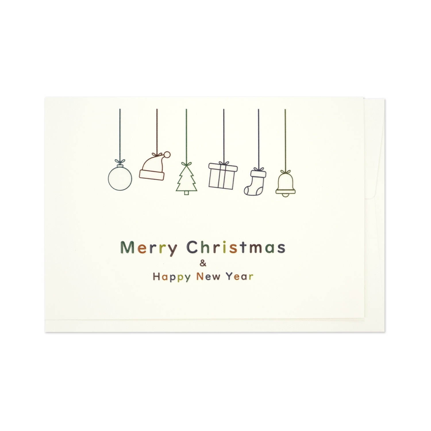 ぷっくりクリスマスカード　クリスマスオーナメント｜xcd-314