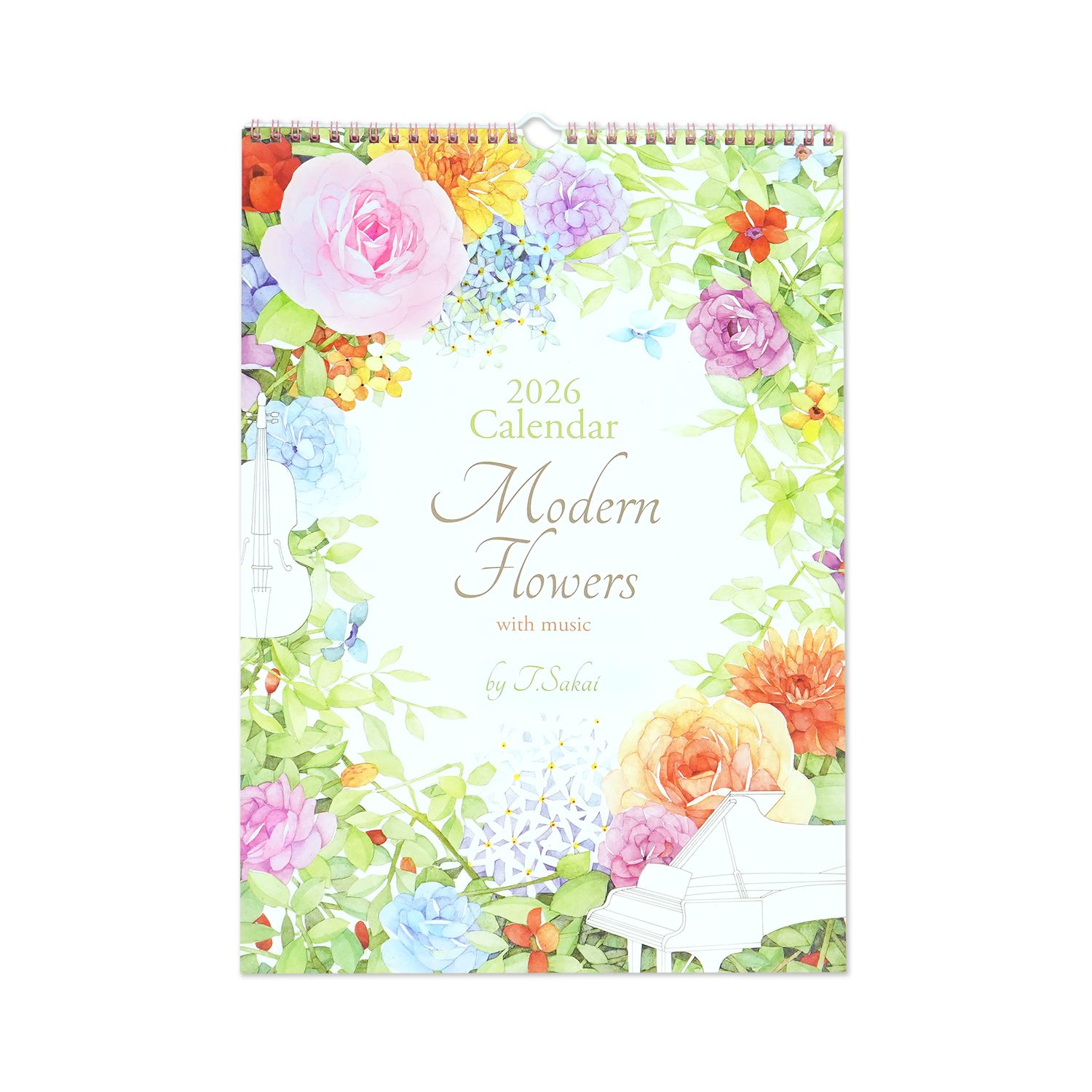 2026カレンダーL モダンフラワー｜cal-210 | 特集アイテム,酒井隆嗣