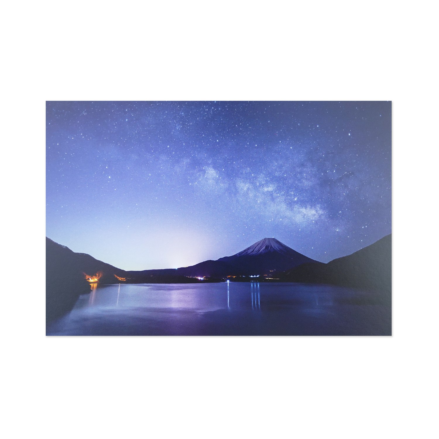 サマーポストカード　天の川と富士山｜pcr-168
