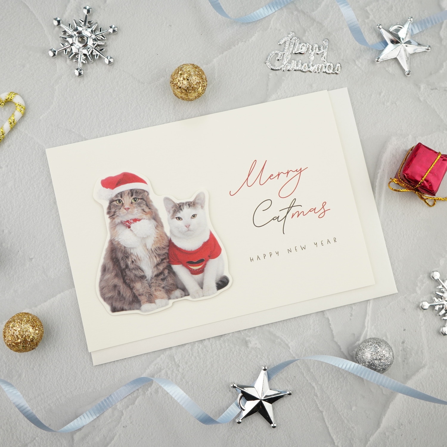 クリスマス 動物たちの合唱 スクエアプレート 2枚セット 【正規取扱