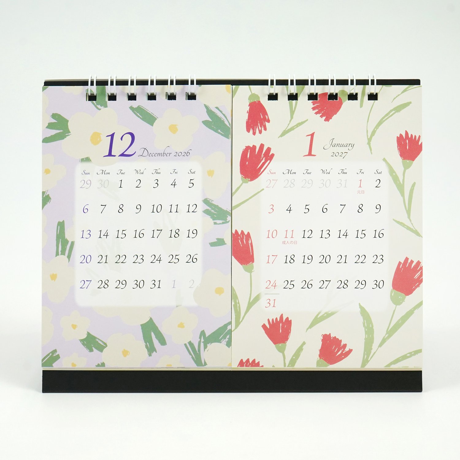 2027 カレンダー S 四季の花 卓上2カ月｜cal-260 | 新商品,エブリデイ