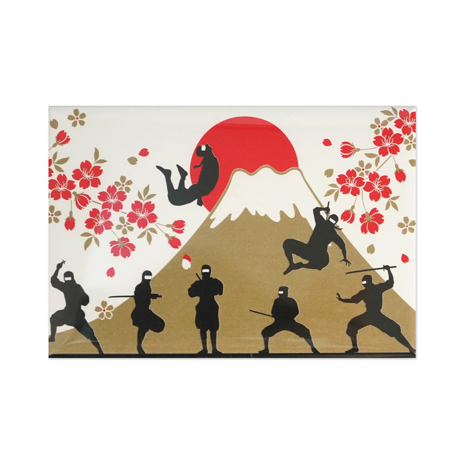 Jマグネット 忍者と富士山｜im-024 | 新商品,日本・和柄,マグネット