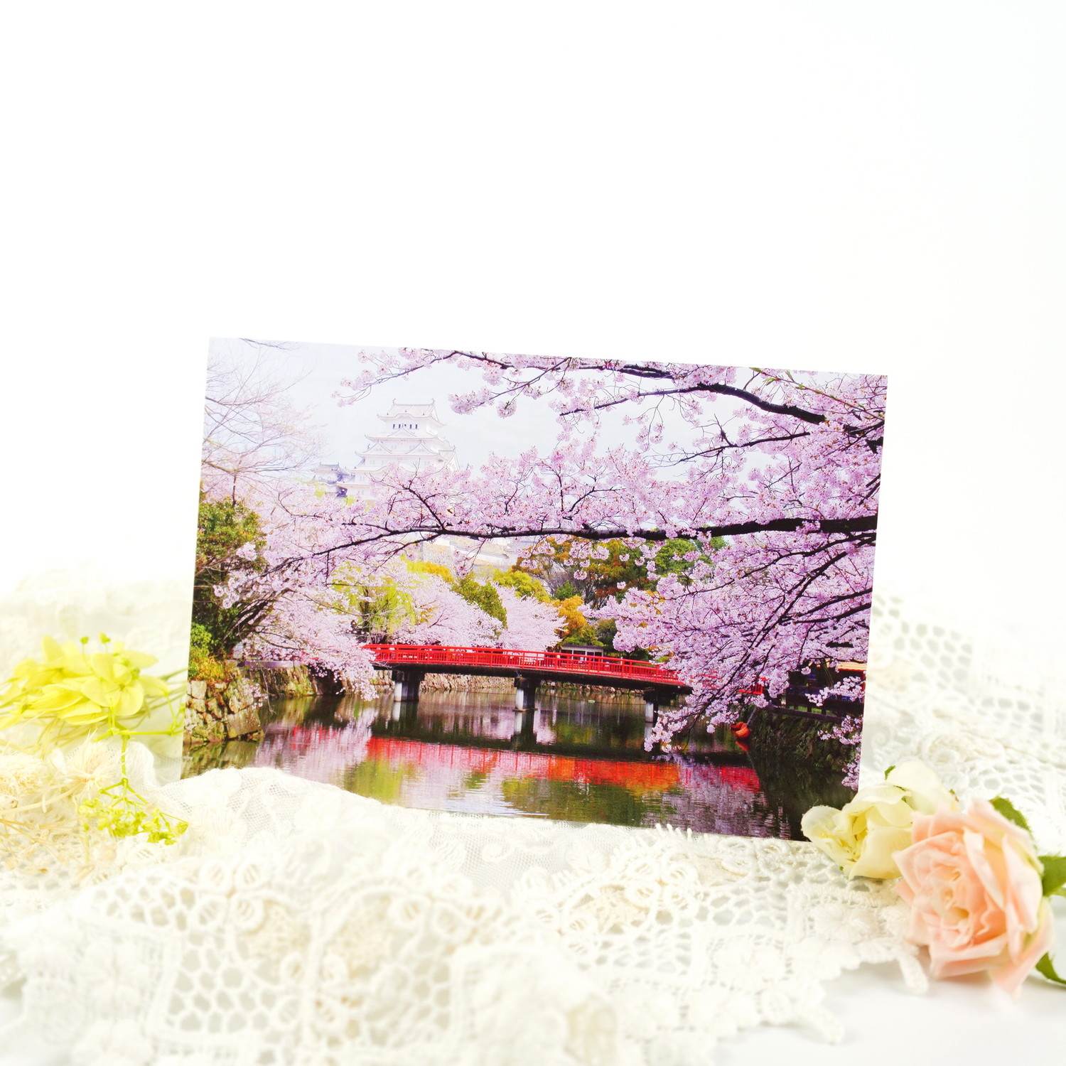 ポストカード 城と桜｜pcr-136 | 手紙・カード,ポストカード | FRONTIA