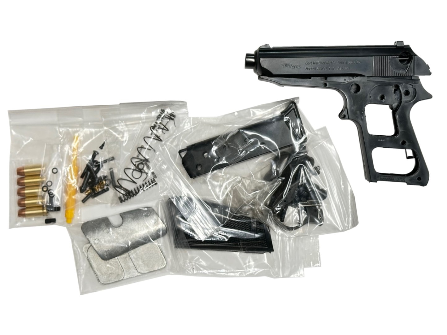 マルシンプラスチック製モデルガン 組立キッドワルサーPPK/S未組立状態　当時物 マルシン モデルガン 組立キット/発火タイプ ワルサー PPK/S
