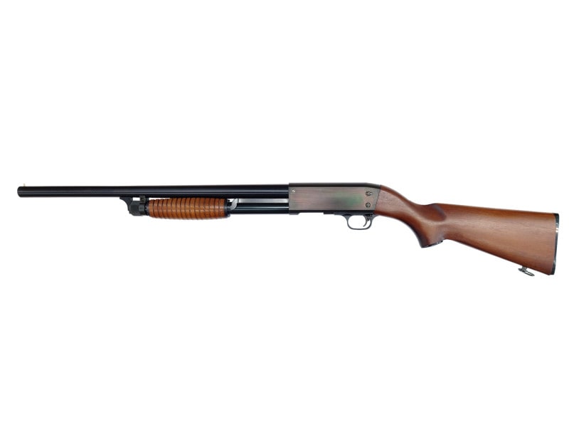 KTW エアーコッキング イサカ M37 フェザーライト フルメタル
