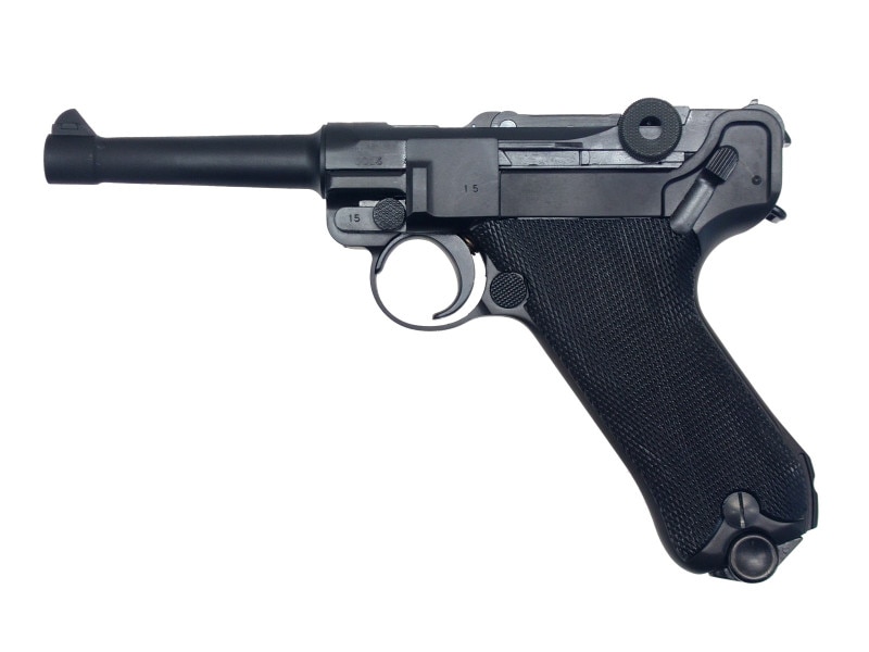 のんのん　ガスガン タナカ ガスガン LUGER P08 4インチ HW Mauser 