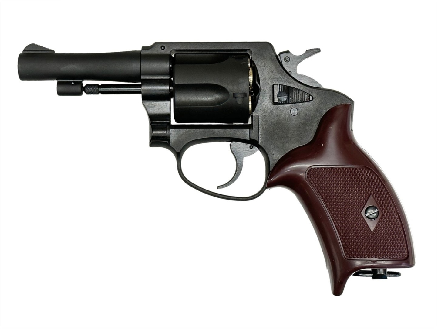 ポリスリボルバー　セット ポリスリボルバー 2インチ ディープブラック ABS Xカートリッジ | マルシン