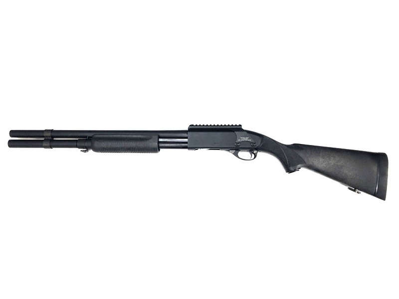 最終値下げ！　早い者勝ちマルゼン　m870 ガス　ブラック　エクステンション マルゼン ガスショットガンM870 エクステンションカスタム