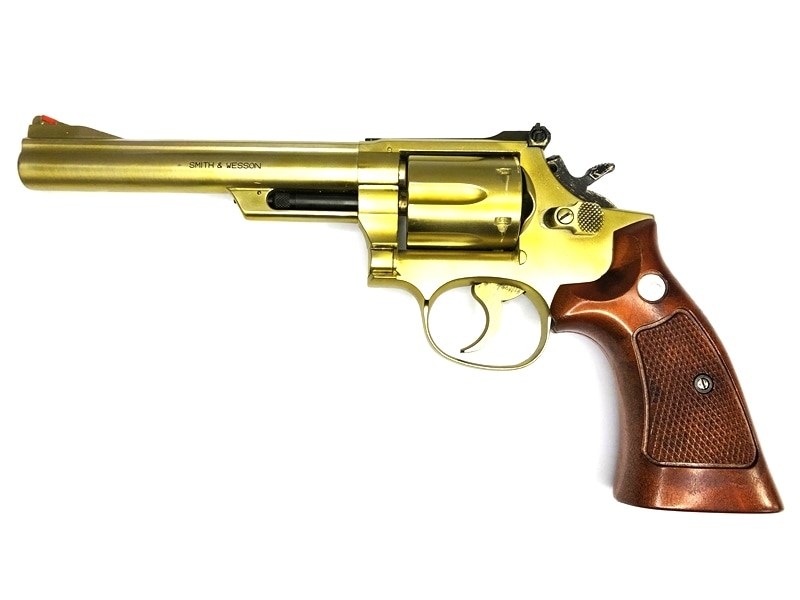 コクサイ　M19コンバットマグナム SMG刻印金属モデルガン　木製グリップ付き 特選中古品】金属モデルガン コクサイ S&W M19 コンバット
