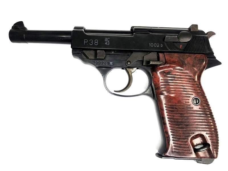 売り切れ【特選中古品】発火モデルガン ワルサーP38 ミリタリー