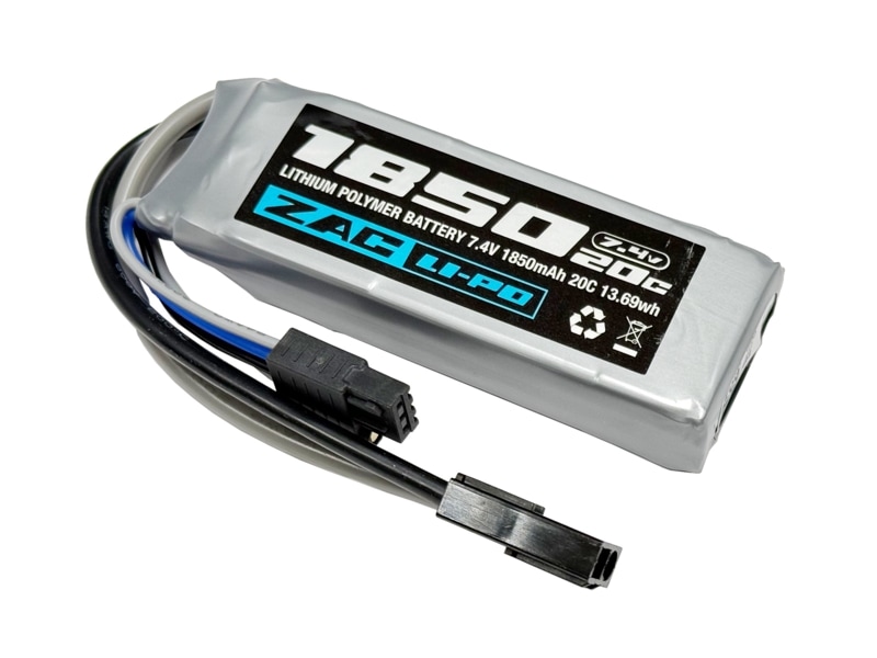 G-FORCE ZAC リポバッテリー 7.4V 1850mAh ミニSタイプ | G