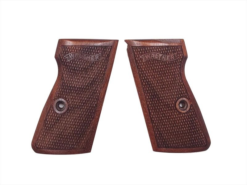 ワルサーPPK CAW製木製グリップ MULE マルゼン ワルサーPPK/S用 木製グリップ WALTHERバナー刻印 | CAW