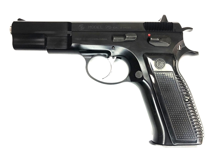 KSC CORPORATION CZ75  ガスガン 中古 特選中古品】ガスブローバック KSC Cz75 1st ブラックABS