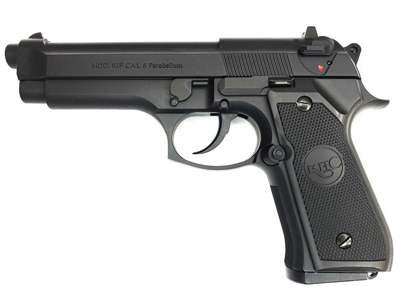 スライド式ガスガン　ベレッタ　日本製 特選中古品】固定スライドガスガン KHC ベレッタM92F ブラック