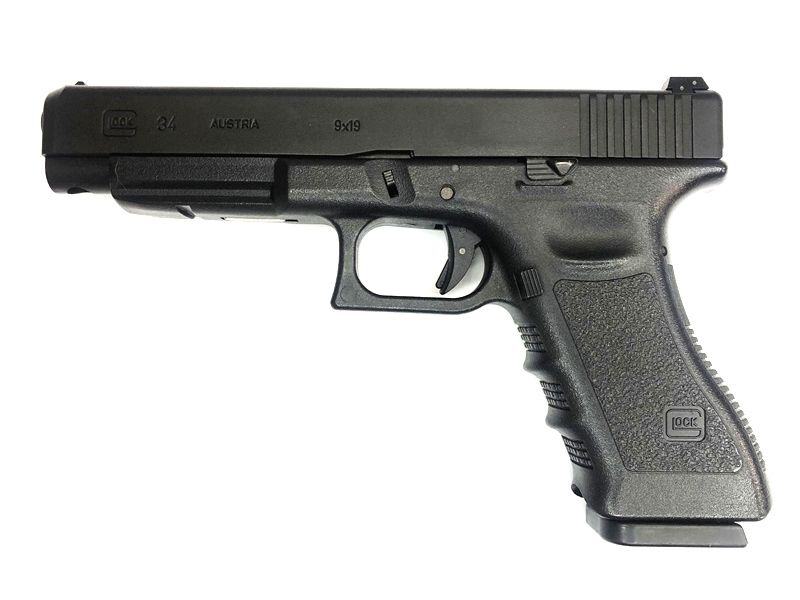 【中古】GLOCK グロック34 ガスガン 東京マルイ] グロック34 ガスブローバック セミカスタム ドット