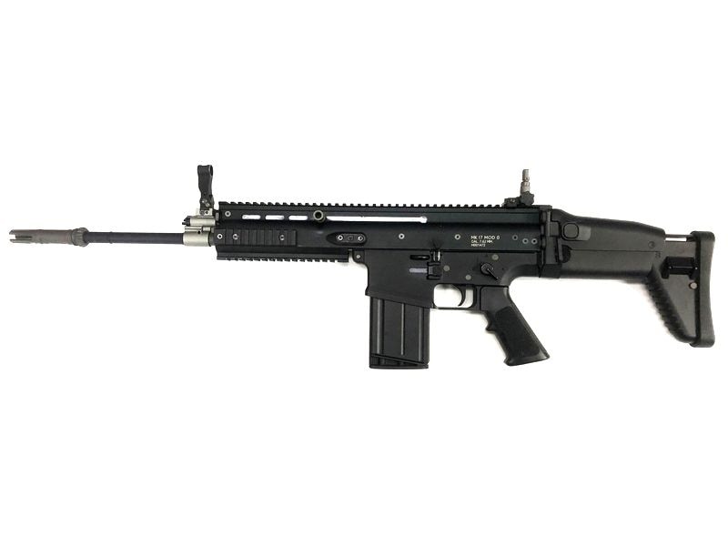 特選中古品】ガスブローバック WE-TECH FN SCAR-H ブラック ガンケース