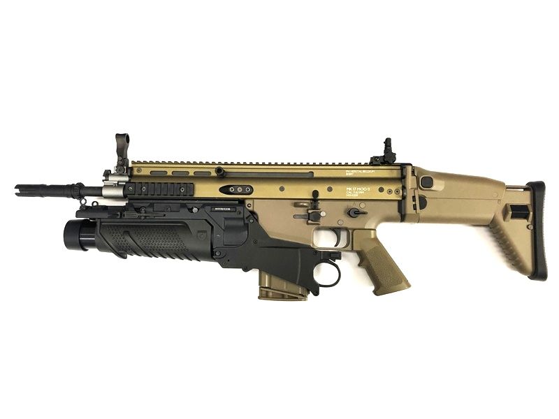 トイガン グレネードランチャー SCAR-H/L 特選中古品】次世代電動ガン 東京マルイ FN SCAR-H FDE EGLMグレネード