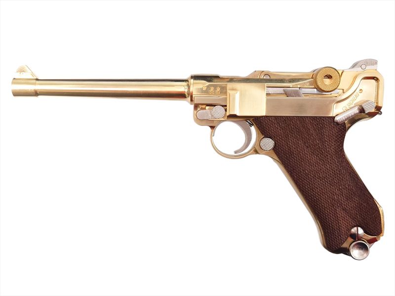マルシン ルガー P08 MARINE Luger 木製グリップ金属モデルガン マルシン 金属モデルガン 完成品 LUGER P-08 6インチ MARINE