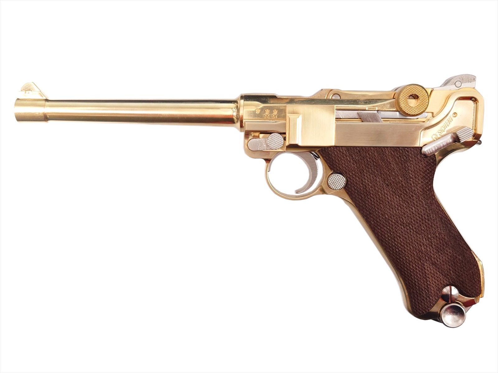 マルシン ルガー P08 MARINE Luger 木製グリップ金属モデルガン マルシン 金属モデルガン 完成品 LUGER P-08 6インチ MARINE