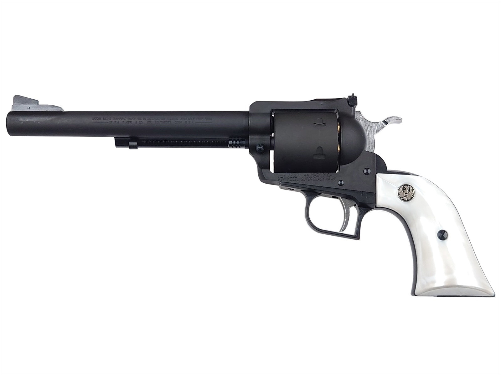 マルシン 6mmBBガスガン スーパーブラックホーク 7.5inch ブラックHW