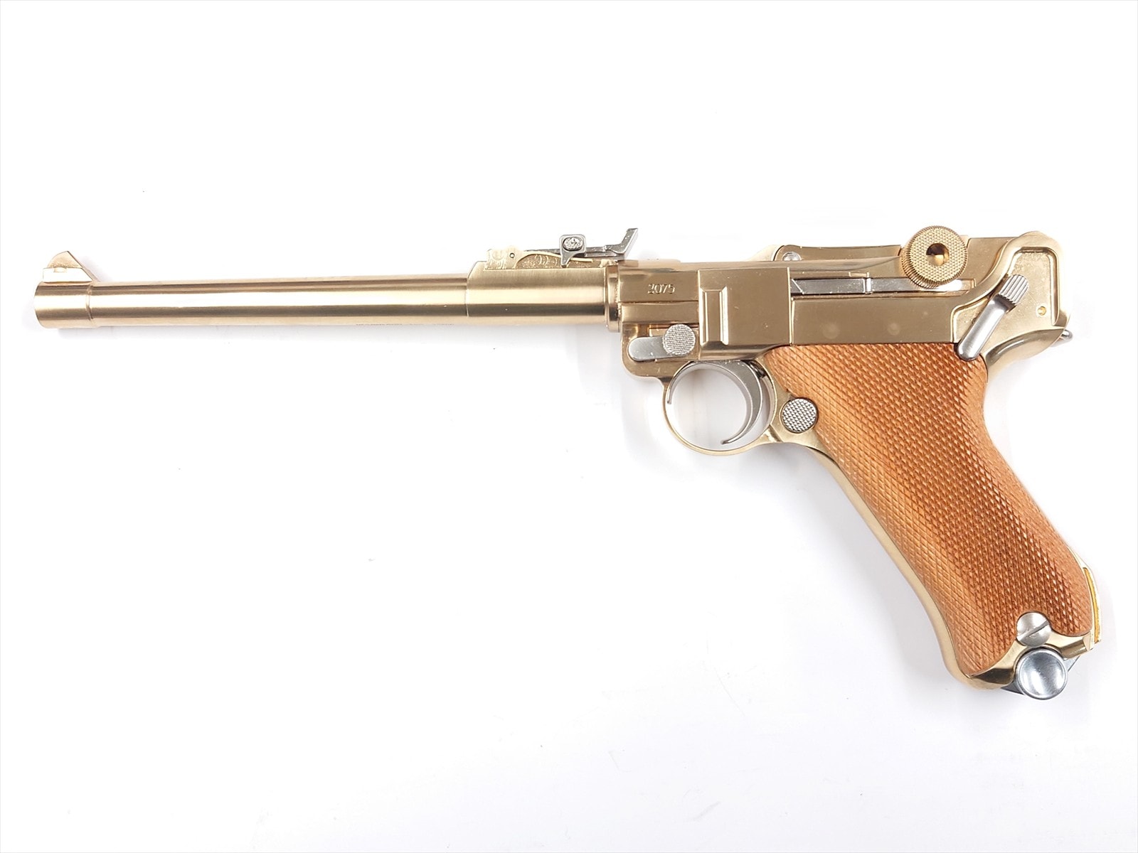 特選中古品】金属ダミーカートモデルガン マルシン ルガーP08 8インチ