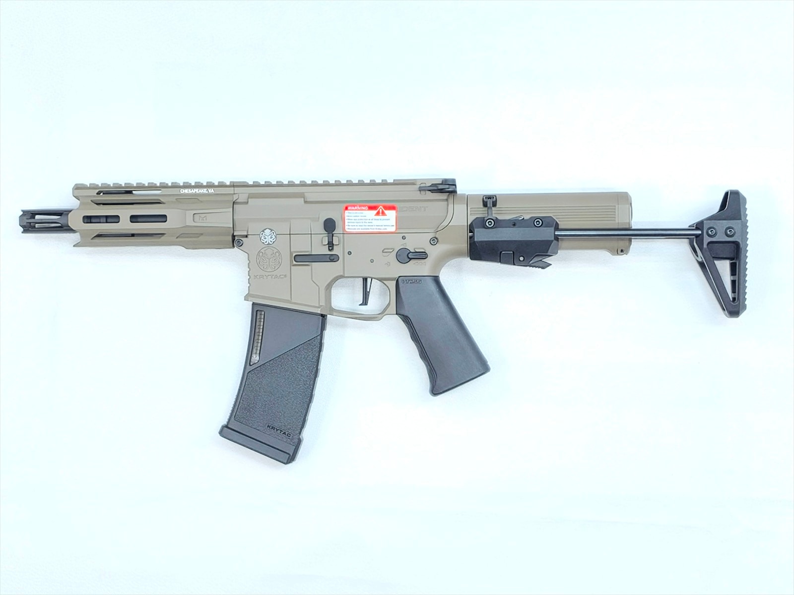 特選中古品】電動ガン KRYTAC TRIDENT Mk2 PDW-M TAN [11550] | 特選