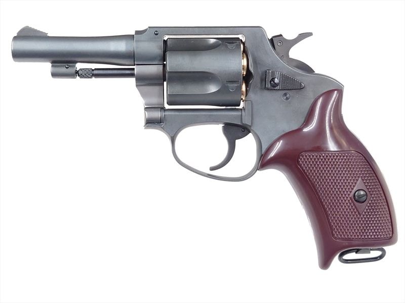 マルシン 6mmXカートガスガン ポリスリボルバー 77mm銃身(3インチ