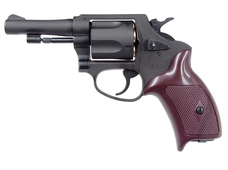 マルシン 6mmXカートガスガン ポリスリボルバー 77mm銃身(3インチ