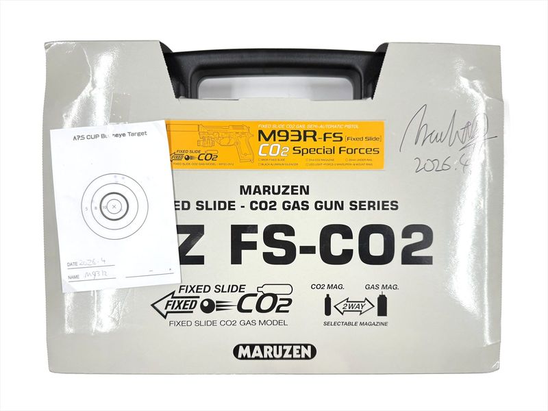 マック堺レビュー品】マルゼン CO2固定スライドガスガン M93R-FS