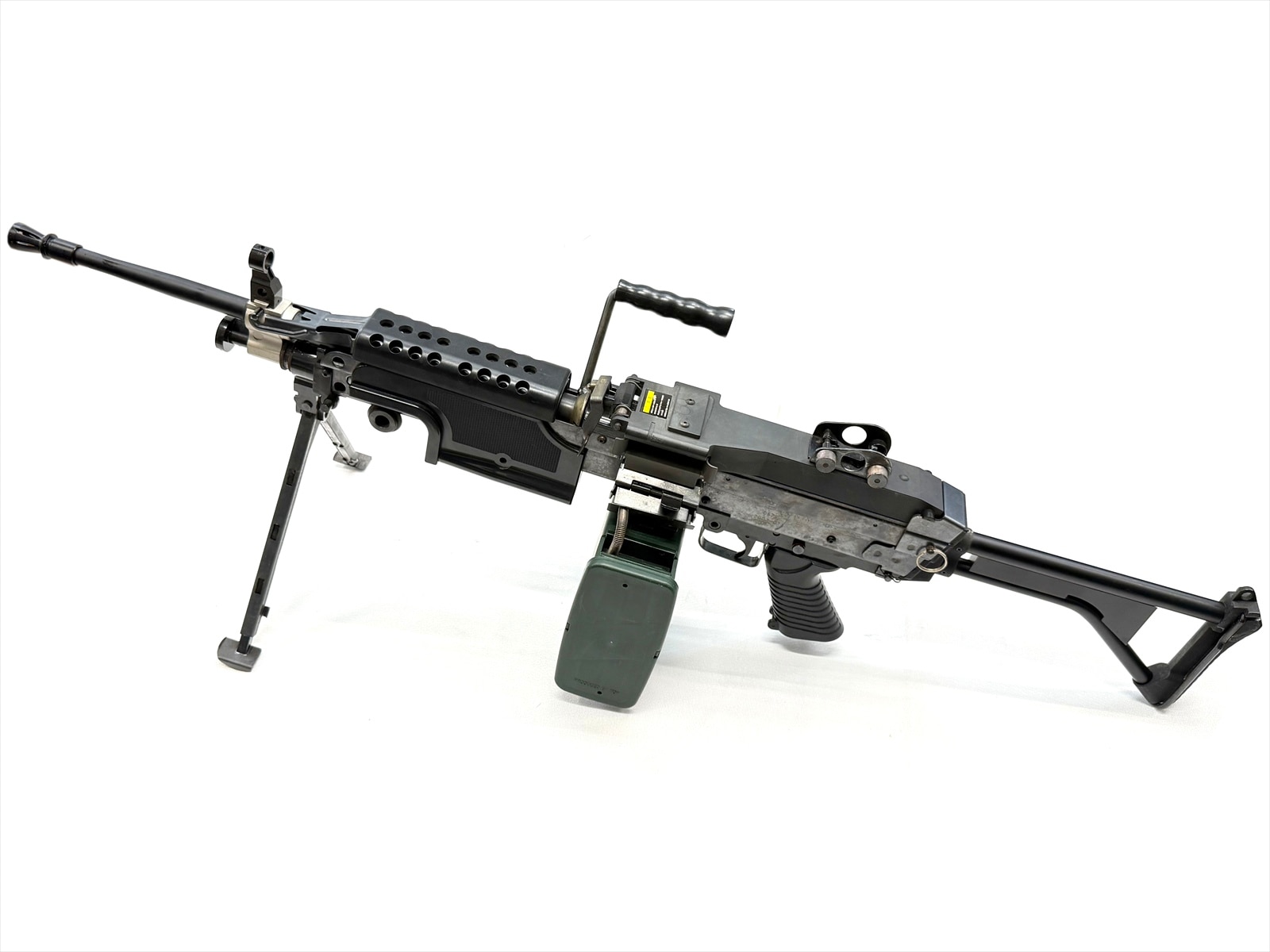 【TOP】M249 MINIMI 自衛隊Ver / R2500BOXマガジン付き 特選中古品】電動ガン TOP-JAPAN M249 MINIMI 自衛隊バージョン