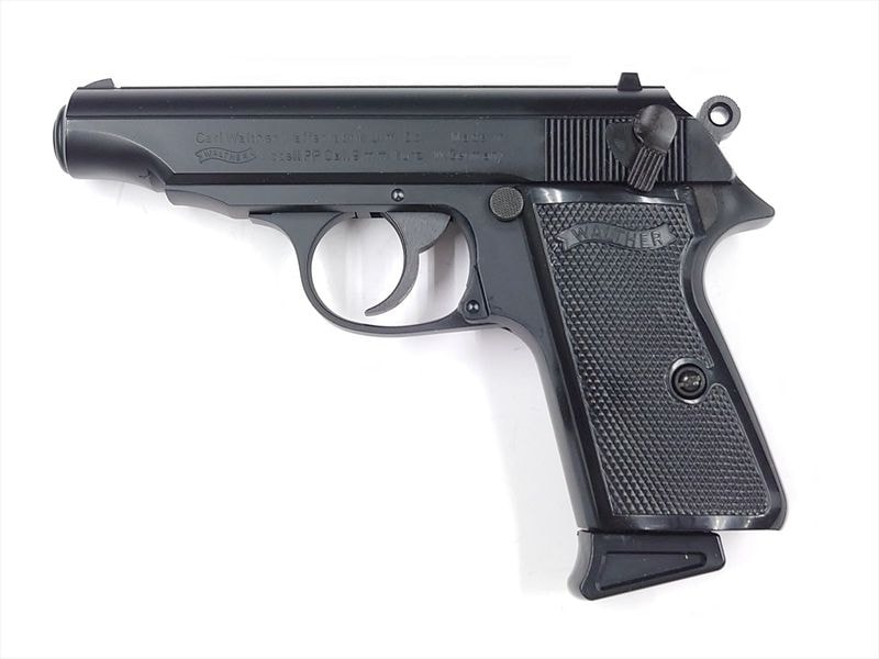 特選中古品】ガスブローバック マルゼン ワルサーPP ブラック [11838