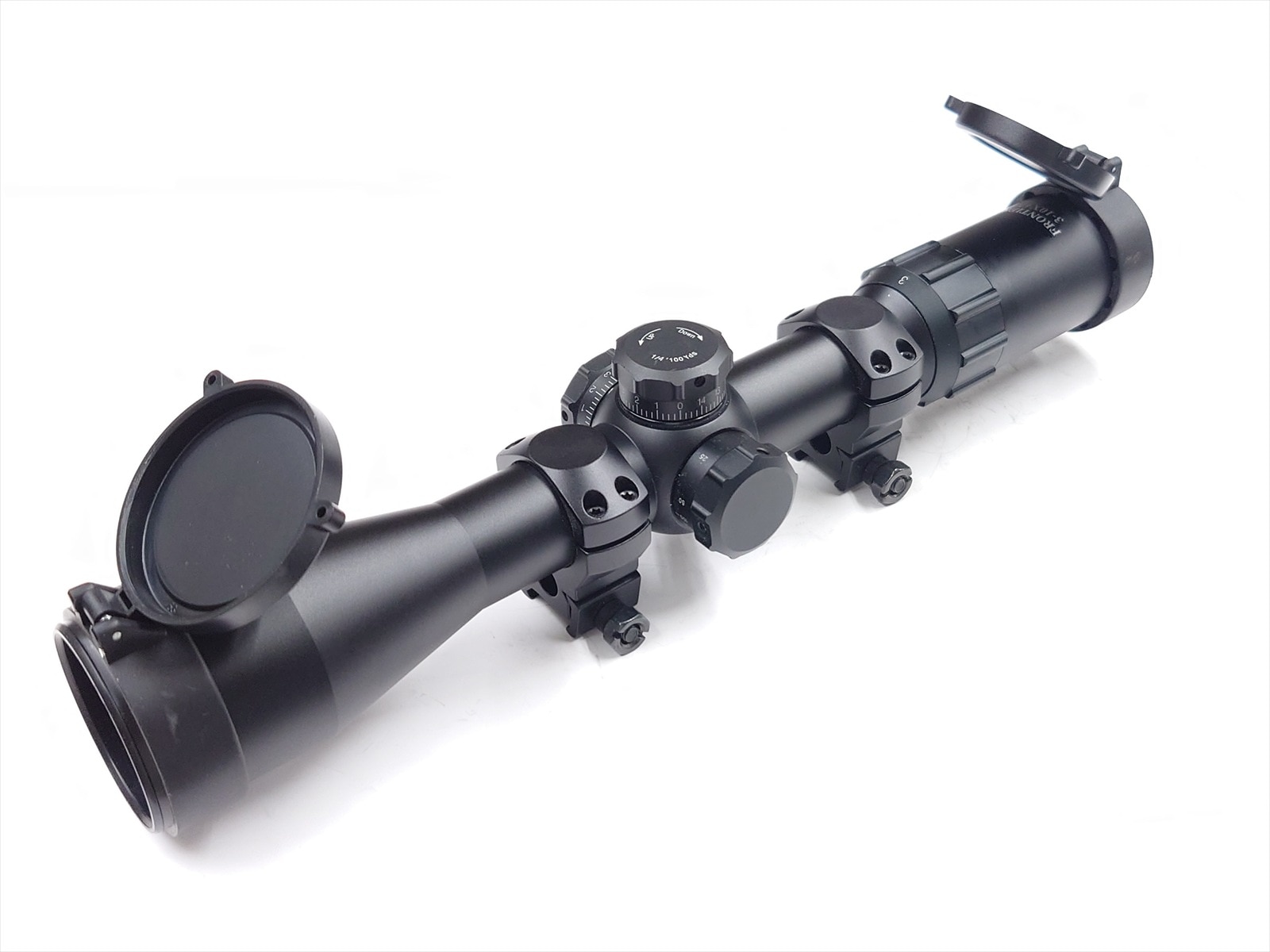 特選中古品】フロンティア 3-10×42 ミルドットレティクルサイド