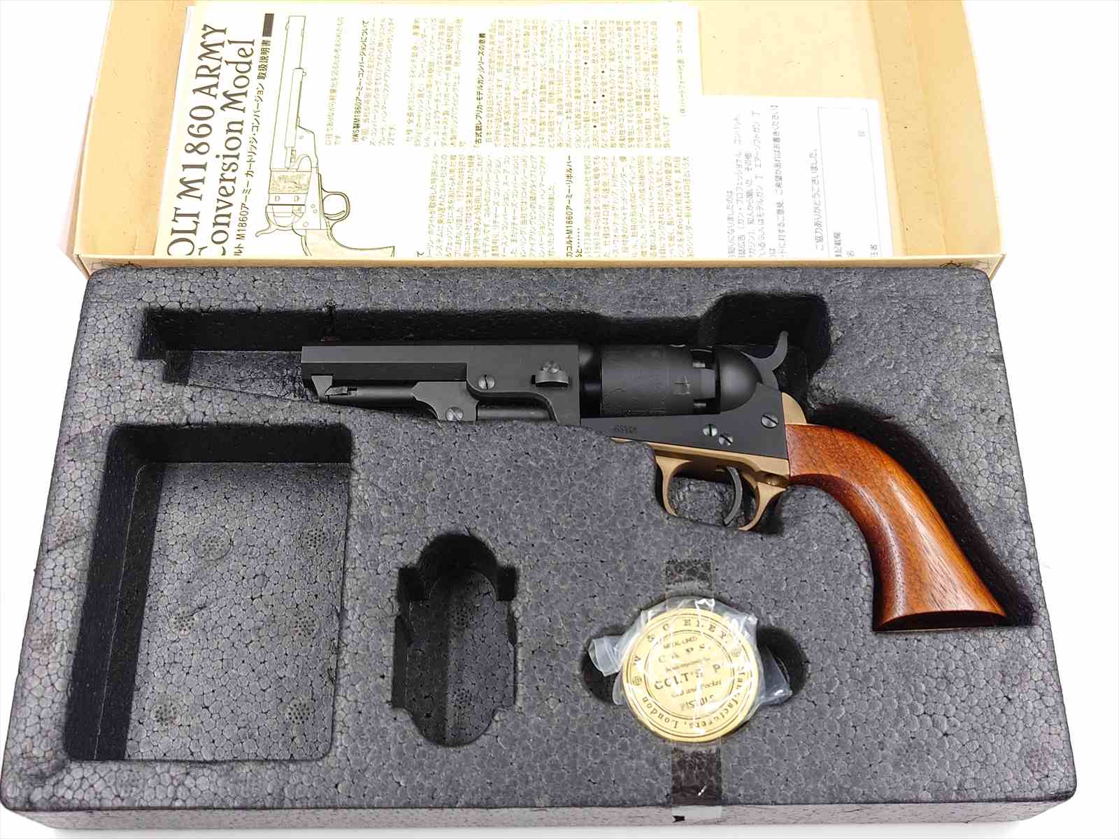 特選中古品】発火モデルガン CAW コルトM1849ポケット 5rd 4inch 後期