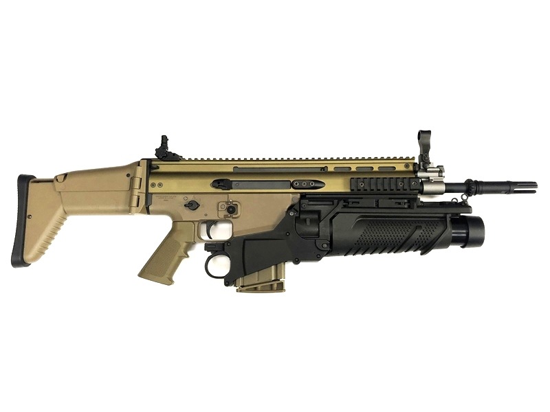 特選中古品】次世代電動ガン 東京マルイ FN SCAR-H FDE EGLMグレネード