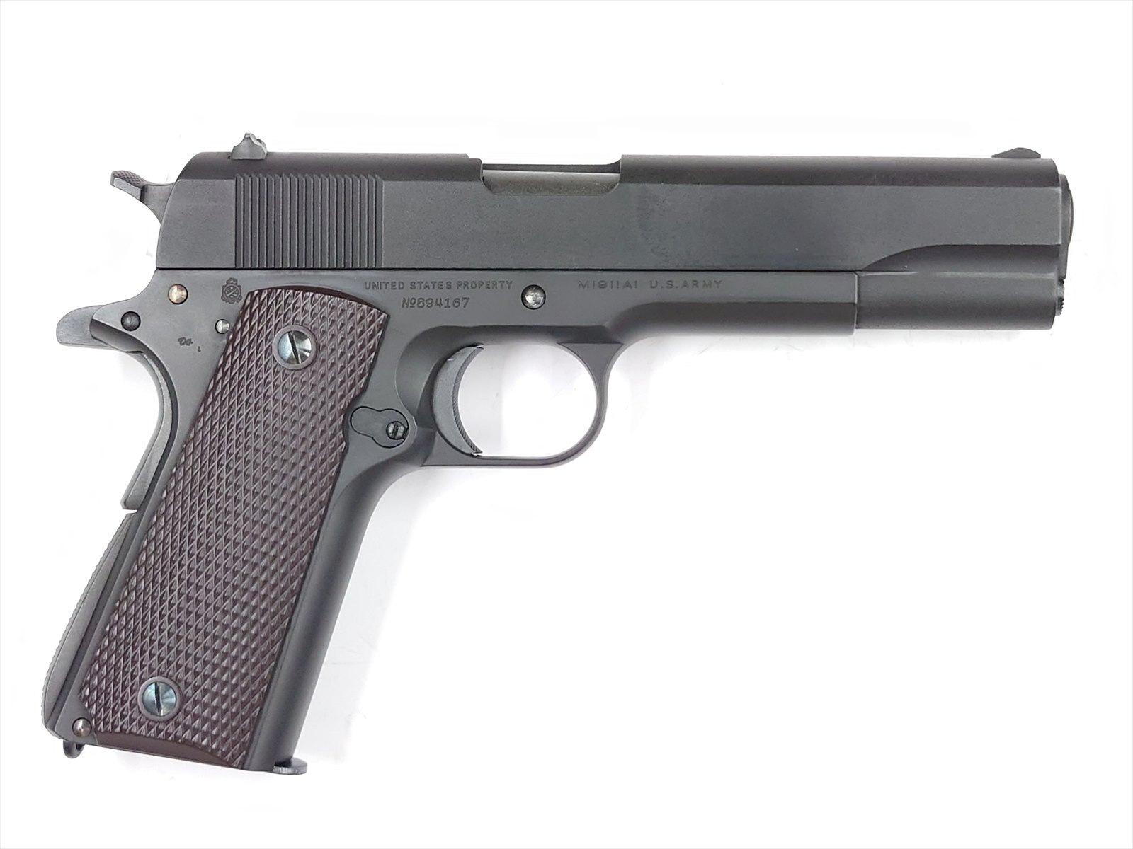特選中古品】発火モデルガン CAW US ARMY M1911A1 ミリタリーモデル
