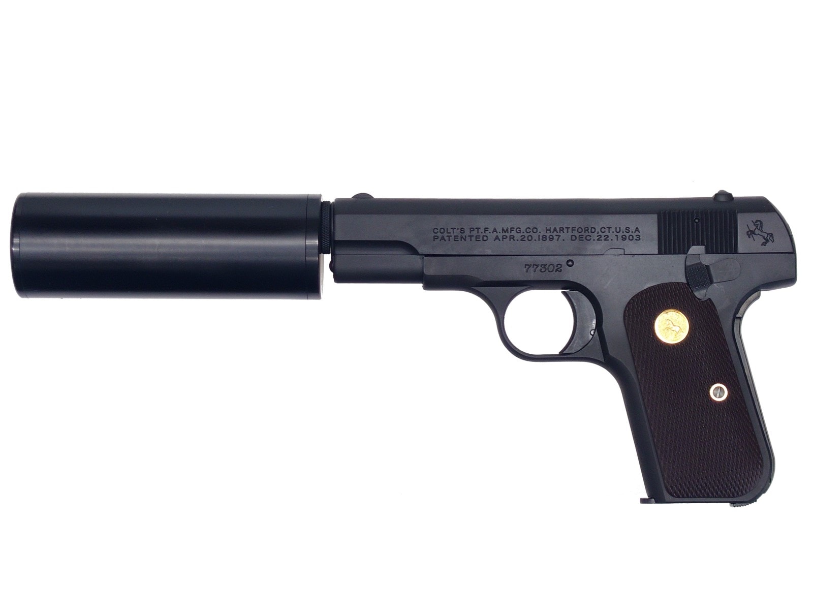 CAW モデルガン コルト32オート キラーサプレッサーモデル HW MGC