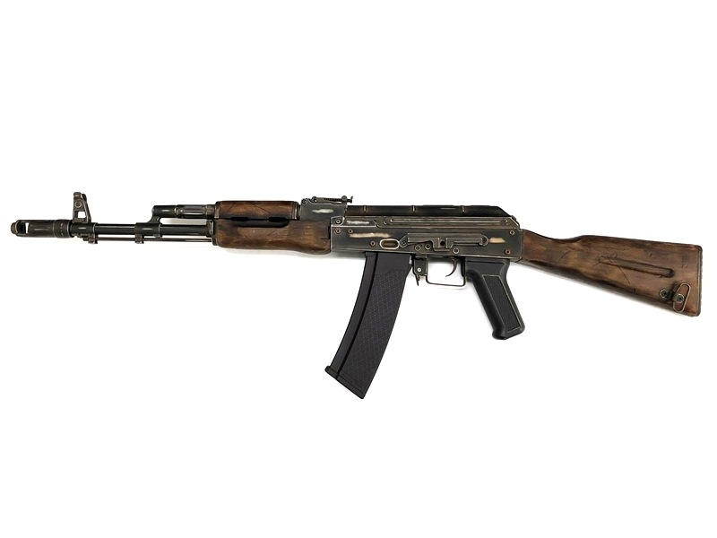 売り切れ【特選中古品】電動ガン APSエアソフト AK74 BATTLE WORN