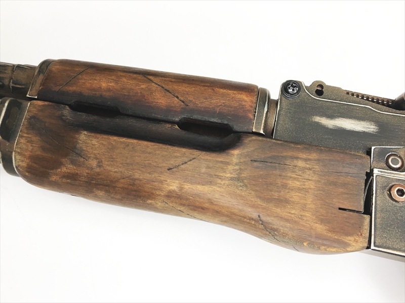 売り切れ【特選中古品】電動ガン APSエアソフト AK74 BATTLE WORN