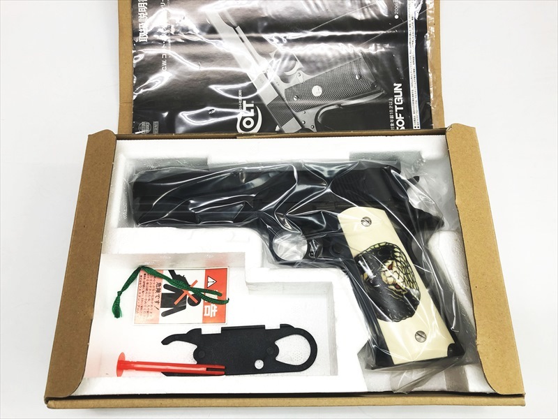 コブラ　ガバメント　オマケ付き 完売】WA【コルト】コブラ カスタム リアルスチールver