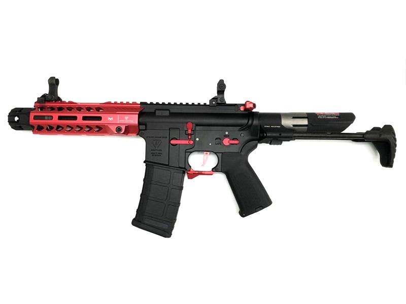 売り切れ【特選中古品】電動ガン E&C AR15 STRIKE オプレッサー PDW7