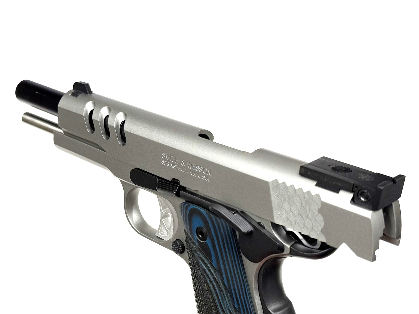 B.W.C. モデルガン SW1911 PC ブライトステンレス シルバーモデル