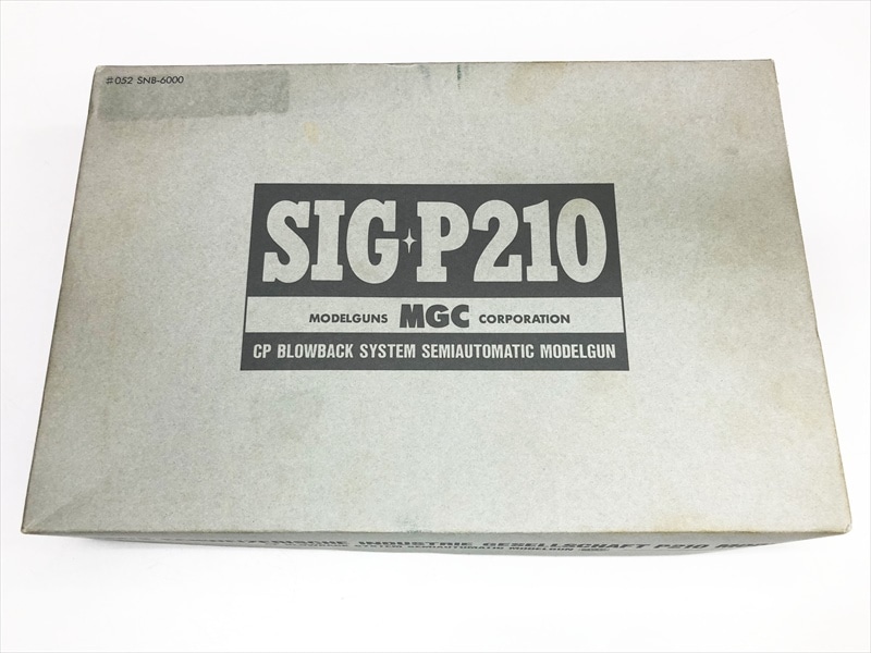 売り切れ【特選中古品】発火モデルガン MGC SIG P210 ブラックABS CP