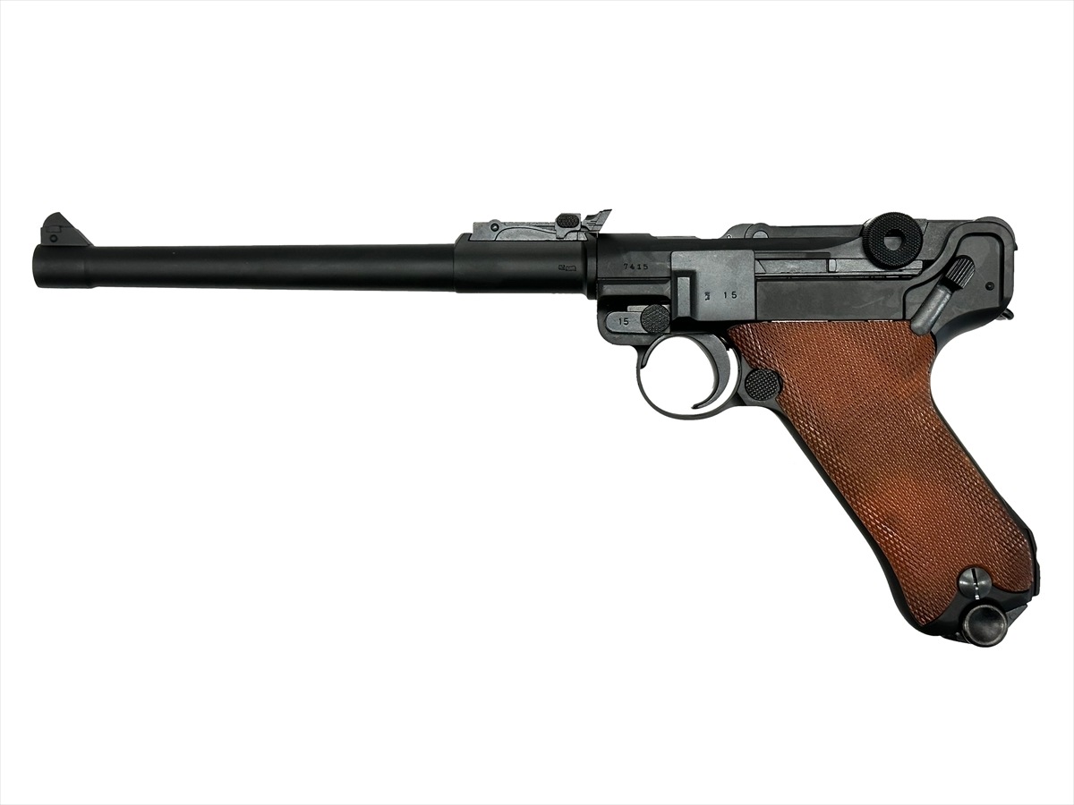 タナカ ガスガン LUGER P08 8インチ HW “1914 Erfurt” version