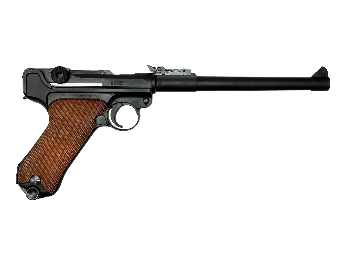タナカ ガスガン LUGER P08 8インチ HW “1914 Erfurt” version