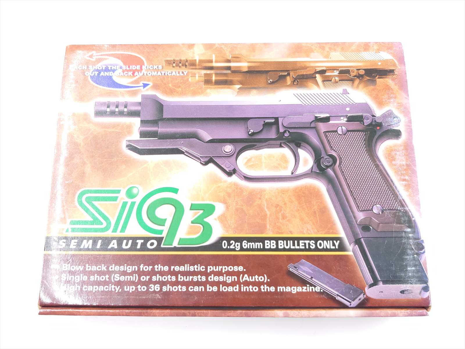 特選中古品】ガスブローバック タナカワークス SIC93 ベレッタM93Rフル