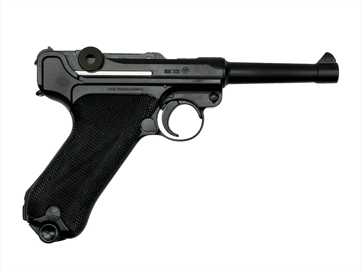 エアガンガスガン Luger P08 ルパン三世 WE ルガー LUGER P08 4インチ ガスブローバック ハンドガン