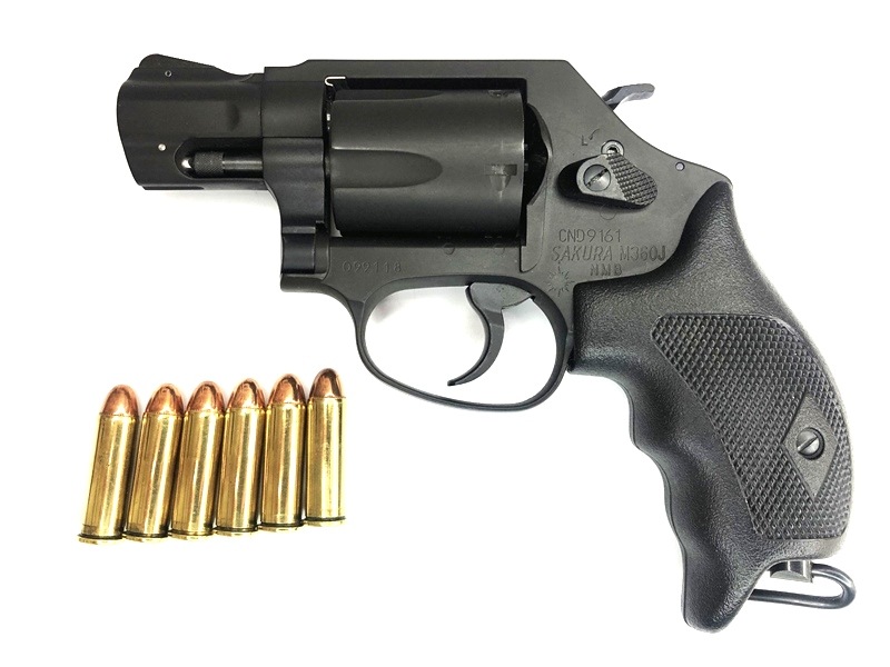 日本製【新品】タナカ S&W M360J SAKURA HW モデルガン 完成品 売り切れ【特選中古品】発火モデルガン タナカワークス S&W