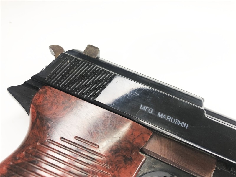 マルシン  モデルガン  ワルサーP38ミリタリー　未発火 ⭕️☆マルシン ワルサーP38ニッケルフィニッシュ ABS樹脂製 未発火